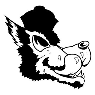 NCSU Wolfpack Logo Black and White (2) – Brands Logos