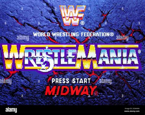 WWF Wrestlemania The Arcade Game Sega Saturn Videogame Editorial