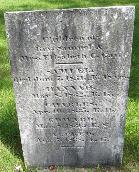 Samuel Gay 1813 1831 Find A Grave Memorial