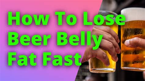 How To Lose Beer Belly Fat Fast Shorts Youtube