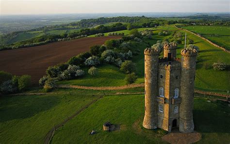 Broadway Tower Worcestershire England Tower Fields Castle England