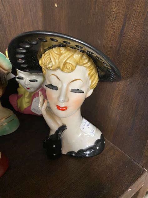 Trinkets - Vtg Napco Lady Head Vase $45 | Facebook