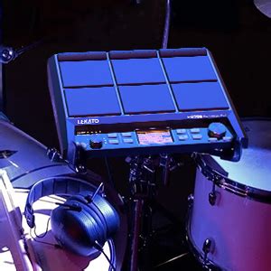 Lekato Pd Electric Percussion Pad Drum Trigger Sample Multipad