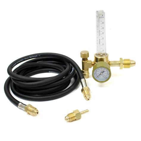 New Argon Co Flow Meter Regulator W Ft Hose For Mig Tig Welding