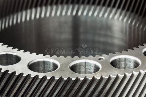 Tooth Gear Wheel Used In Machine Tools And Machines Stock Image Image