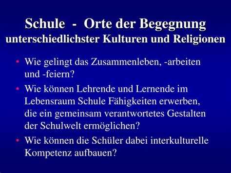 Ppt Interkulturelle Kompetenz Und Innere Schulentwicklung Powerpoint