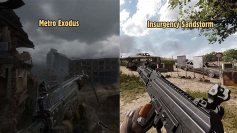 Metro Exodus Vs Insurgency Sandstorm Weapon Comparison Youtube