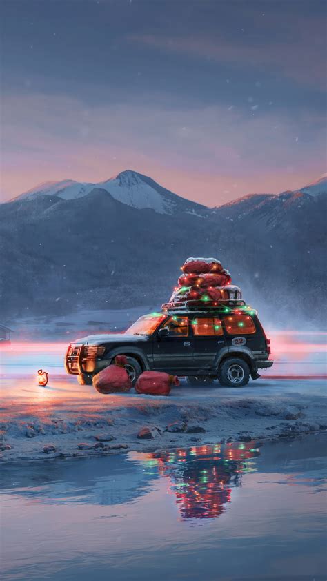 2160x3840 Christmas Car Ride Sony Xperia X,XZ,Z5 Premium ,HD 4k ...