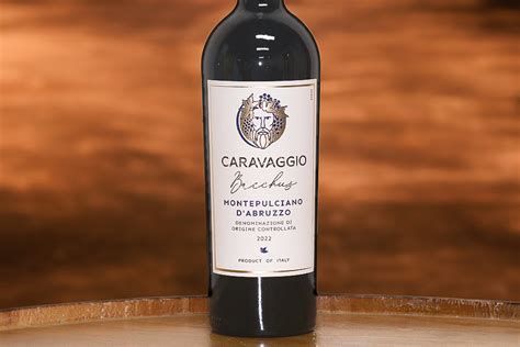 R U Vang Caravaggio Bacchus Montepulciano D Abruzzo Nh P Kh U