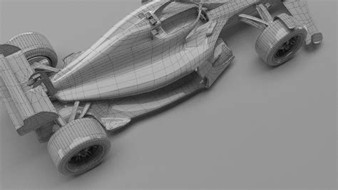 3D Model F1 Scuderia Ferrari 2021 2023 Concept VR AR Low Poly