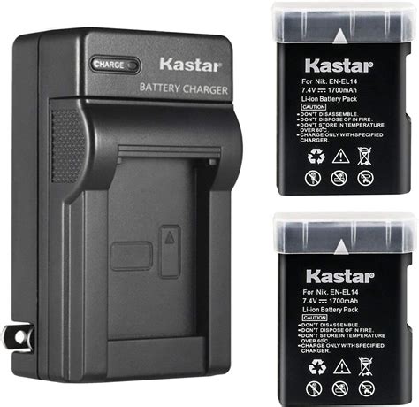 Amazon Kastar Pack En El Battery And Ac Wall Charger