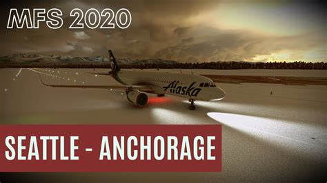 Microsoft Flight Simulator A320 Alaska Airlines Seattle KSEA