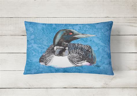 Caroline S Treasures Loon Indoor Outdoor Reversible Throw Pillow Wayfair