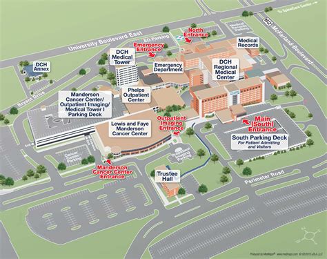 Campus Map | DCH Health System