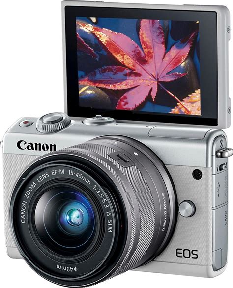 Best Buy Canon Eos M100 Mirrorless Camera With Ef M 15 45mm Is Stm