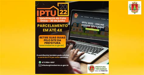 Iptu De Junho Vence O Prazo Para Pagamento Em Cota Nica Ou Da