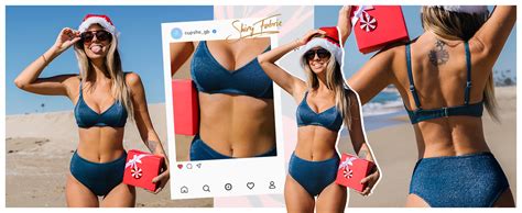 Amazon CUPSHE Women S Two Piece High Waisted Shining Bikini Set Clothing Shoes Jewelry