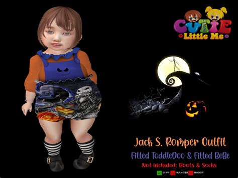 Second Life Marketplace Clm Romper Jack S Toddledoo Fitted Bebe