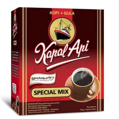 Jual Kopi Kapal Api Special Mix 5 Sachet X 25gr Shopee Indonesia