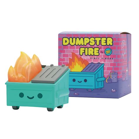 100 Soft Dumpster Fire Vinyl Figure