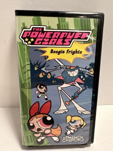 The Powerpuff Girls Boogie Frights 2001 VHS Cartoon Network