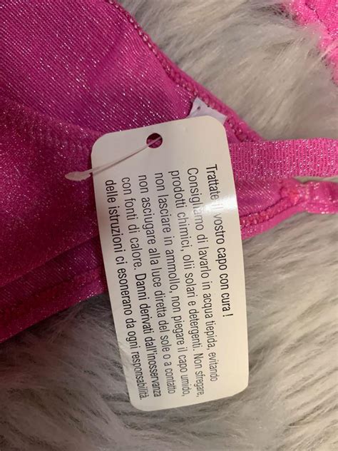 Pink Glittery Triangle Bikini Two Piece Swimsuit Women S Fashion Swimwear Bikinis Swimsuits