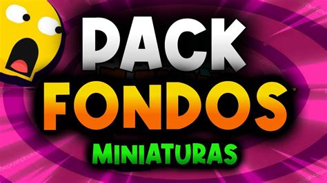 Pack De FONDOS Para MINIATURAS De YOUTUBE Pack De FONDOS Para