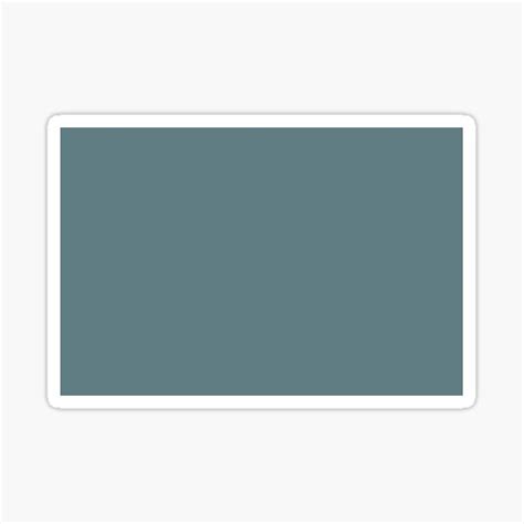 Dusty Dark Mid Tone Blue Gray Solid Color Hue Shade Colour