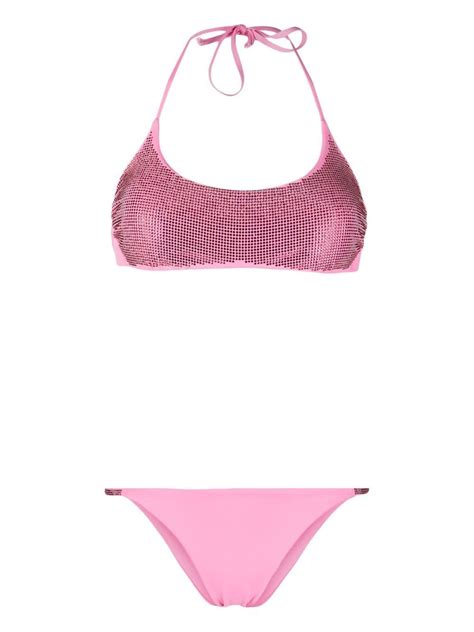 Fisico Crystal Embellished Bikini Set Farfetch