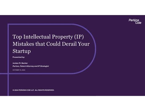 Top IP Mistakes That Can Derail Your Startup | PDF