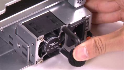 Lenovo Thinksystem Sr Installing A Hot Swap Power Supply Youtube