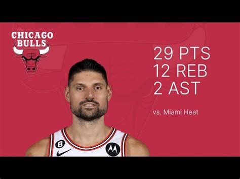 Full Highlights Nikola Vucevic Vs Heat 29PTS 2AST And 12REB In 37min