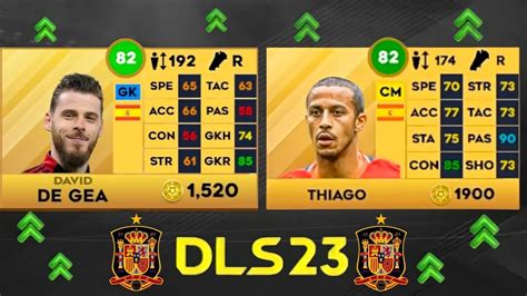 Spain Players Rating In Dls Dream League Soccer Youtube