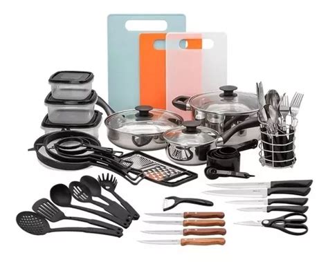 Juego De Cocina Piezas Hot Spot Acero Inoxidable Meses Sin Inter S