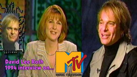 David Lee Roth 1994 Interview MTV Week In Rock YouTube