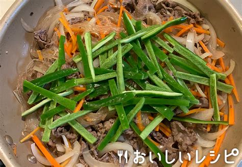 迷ったらこれ！すき焼のたれで和風チャプチェ♪｜おいしいレシピ エバラ食品