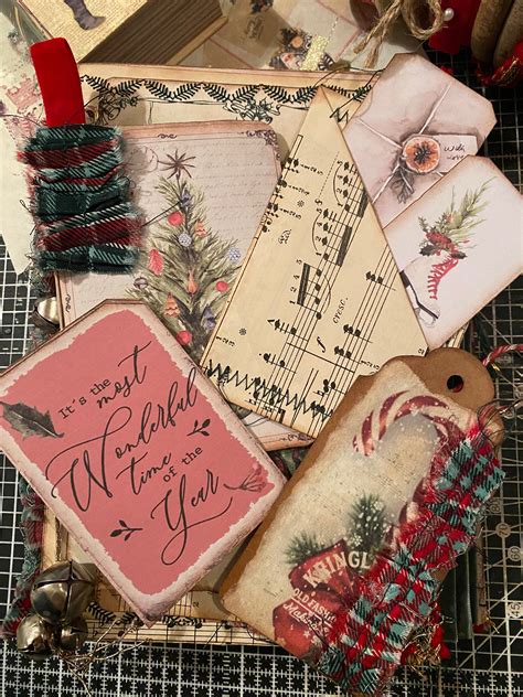 Christmas Junk Journal Etsy