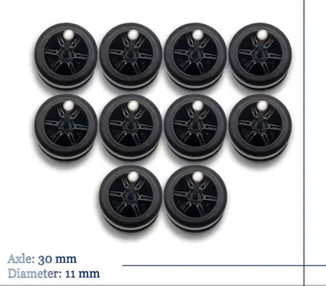 Llantas De Goma Para Vehículos A Escala Hot Wheels Sets Negro Brazos Mmw MercadoLibre