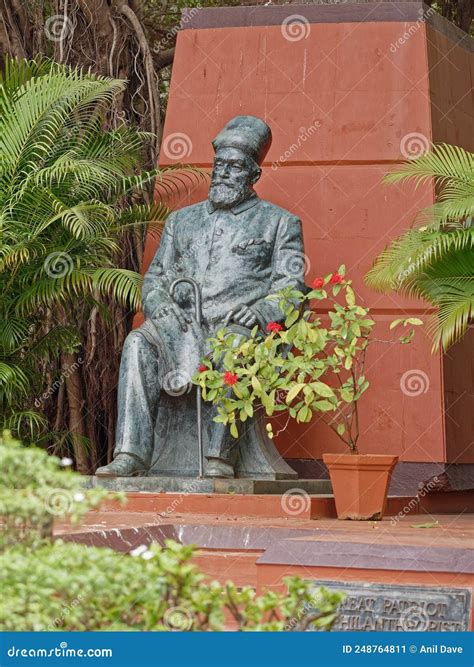 Statue of Jamsetji Nusserwanji Tata an Indian Pioneer Industrialist ...