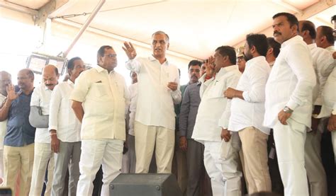 Harish Rao Inspects Arrangements For CMs Patancheru Visit Telangana Today