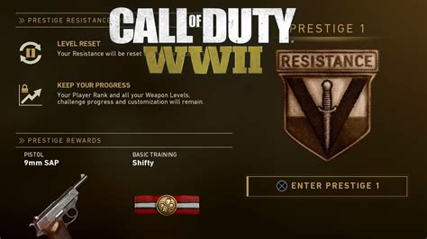 Call Of Duty Ww2 Resistance Division Prestige Unlocks Review Cod