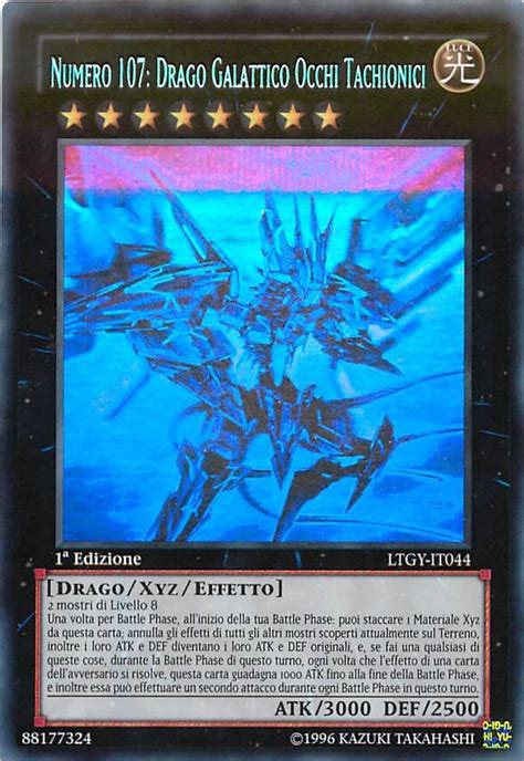 Yu Gi Oh LTGY IT044 Numero 107 Drago Galattico Occhi Tachionici