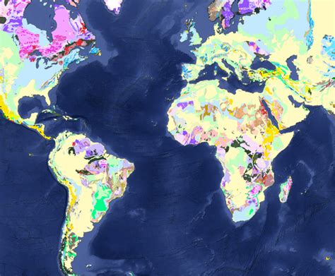 bedrock geology map   world soar