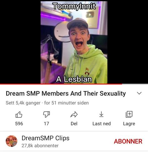 La Sexualité De Tommyinnit Confirmée😂 R Dreamsmp