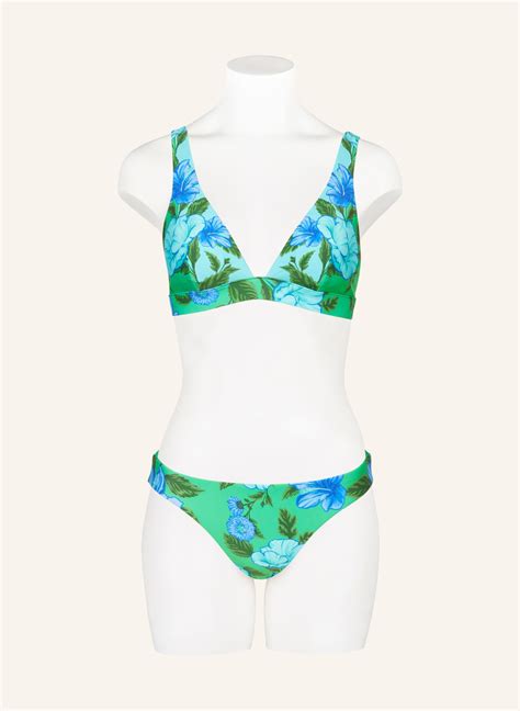 Seafolly Basic Bikini Hose Garden Party Zum Wenden In Gr N Blau T Rkis