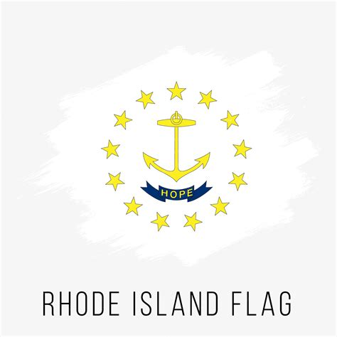 Premium Vector | Usa state rhode island vector flag design template