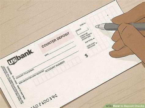 6 Ways To Deposit Checks Wikihow