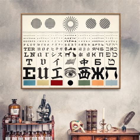 Eye Chart Art - Etsy