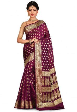 Banarasi Saree - Shop Pure Silk Banarasi Sarees Online | Utsav Fashion