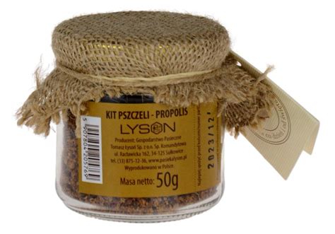 Propolis kit pszczeli 50g ŁYSOŃ Medycyna Naturalna Produkty